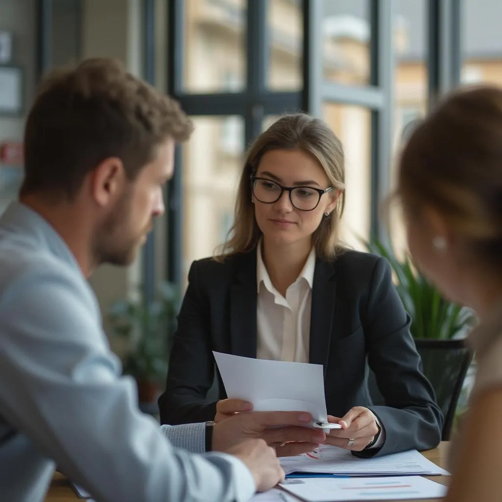 Consultor de FinanzasArg en reunión con un cliente
