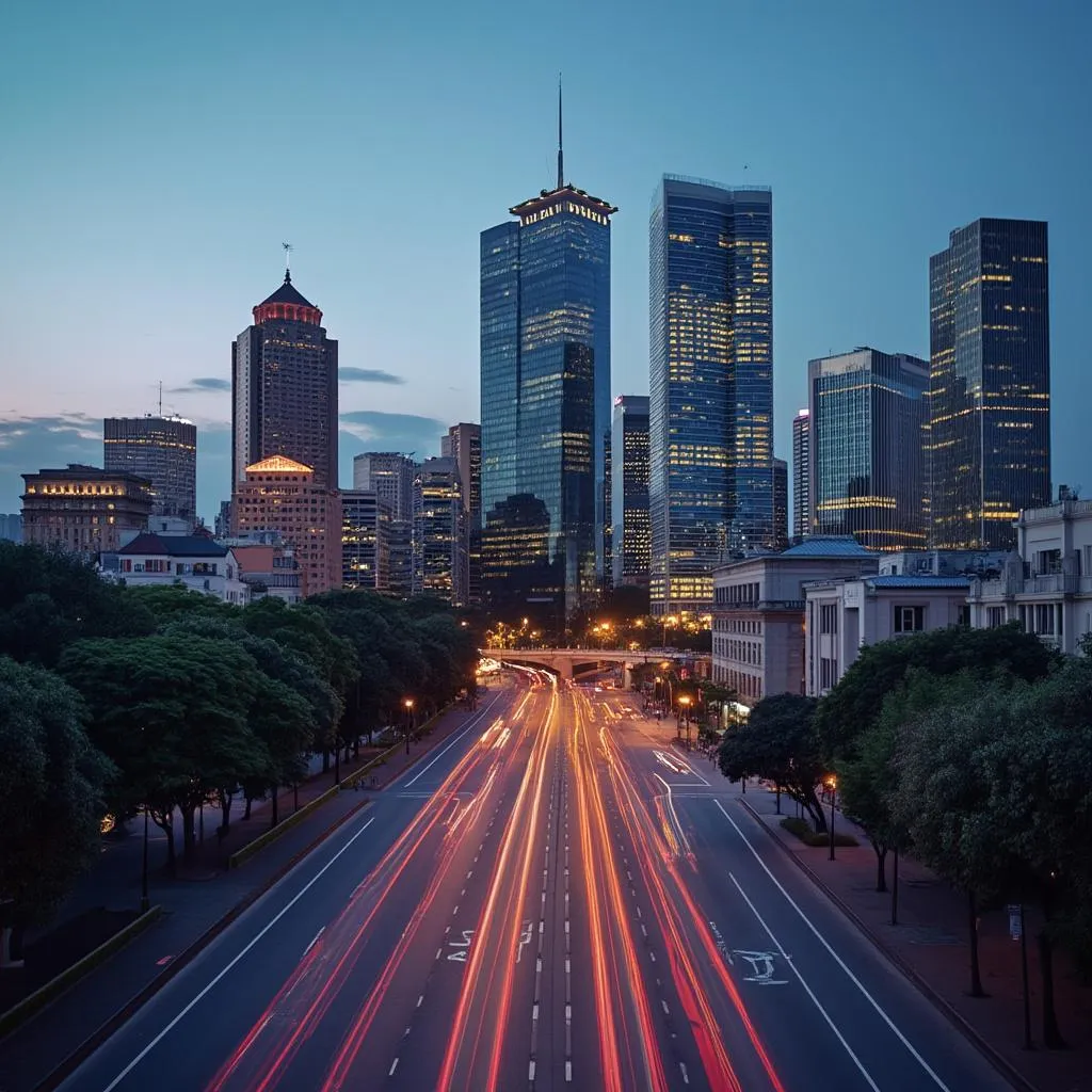 Horizonte moderno de Buenos Aires representando el crecimiento y futuro financiero